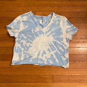 Reverse Tie Dye Crop Top